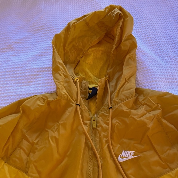 NIKE Bright Yellow Running Jacket (good condition)! - Picture 1 of 7